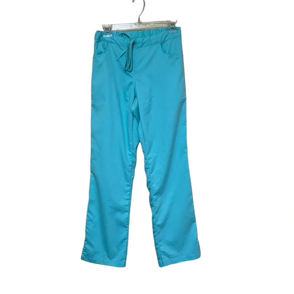Grey's Anatomy Women’s mint green Drawstring 5 pocket Scrub Pants Size XS - Picture 1 of 12